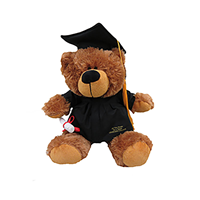 Grad Large Bear With Hat And Gown