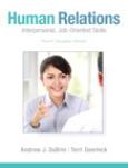 Human Relations Interpersonal Job-Oriented Skills CDN 4e