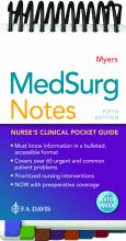 MedSurg Notes: Nurse's Clinical Pocket Guide 5e