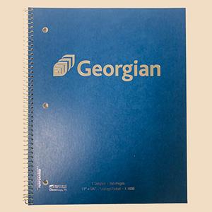 Coil Notebook 1 Subject Blue With  Imprint