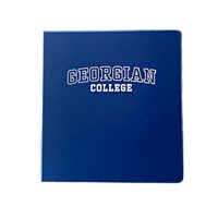 2" Binder Imprinted Royal Blue
