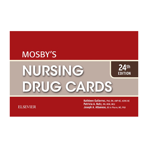 Mosby's Nursing Drug Cards 24e (SKU 10636558131)