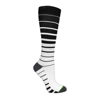 Compression Socks Black Stripes