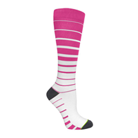 Compression Socks Pink Stripes