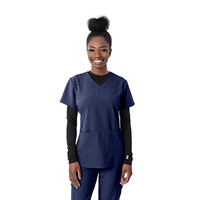 Scrub Top Ladies Greentown Navy