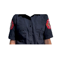 Mens Small Uniform Shirt Pkg With Crests & Epaulettes