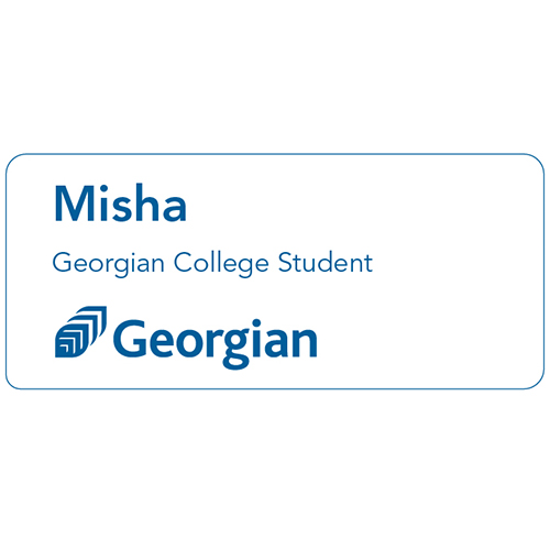 Georgian College Student name tag (SKU 1067796452)