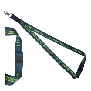 Georgian College Trees Lanyard with Safety Release