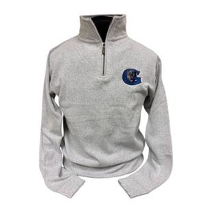 1/4 Zip Grizzly Nantucket Fleece
