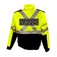 PARAMEDIC HIVIS FULL ZIP 4118 JOB SHIRT